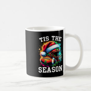 Het Is Het Seizoen Football Moeder Kerstman Hoed C Koffiemok