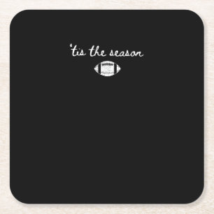 Het Is Het Seizoen Football Moeder Wedstrijd Dag T Kartonnen Onderzetters