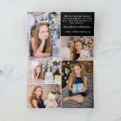 Het is het seizoen |  Gevouwen Kerst Collage Foto  Kaart (Binnen)