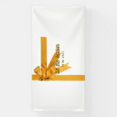 Het Is Het Seizoen Goud 4x8 Vinyl Banner (Verticaal)