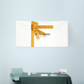 Het Is Het Seizoen Goud 4x8 Vinyl Banner (Beurs)
