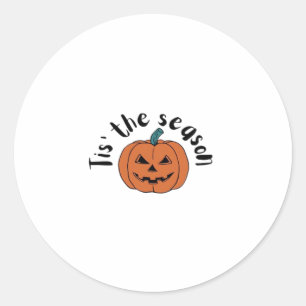 Het Is Het Seizoen Grappig Luiaard Ontwerp Ronde Sticker