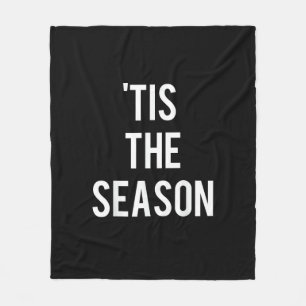 Het Is Het Seizoen Grappig Ontwerp Fleece Deken