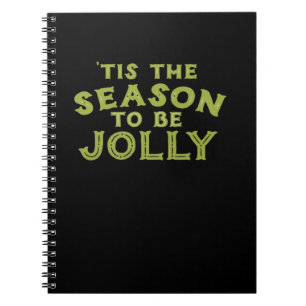 Het Is Het Seizoen Grappig Prettig Kerstfeest Notitieboek