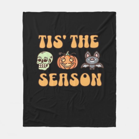Het Is Het Seizoen Halloween Fleece Deken (Voorkant)