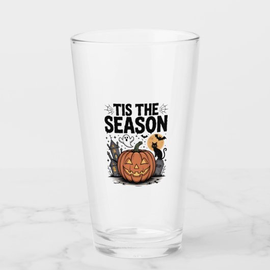 Het is het Seizoen Halloween Glas (Voorkant)