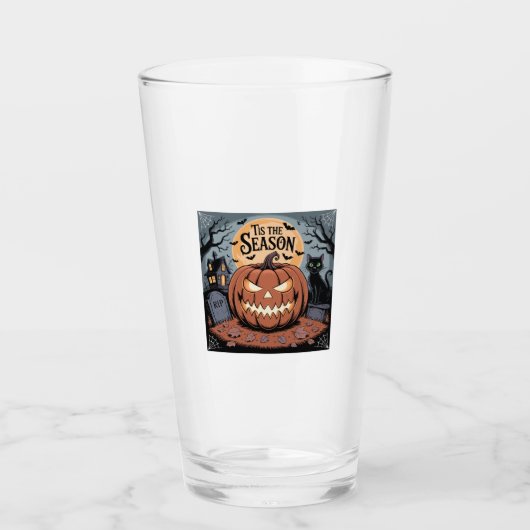 Het is het seizoen Halloween Glas (Voorkant)