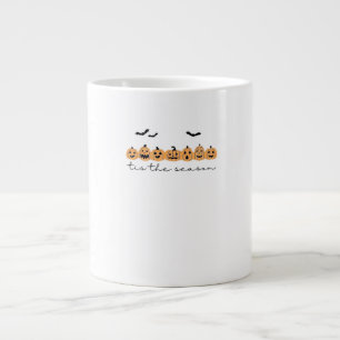 Het Is Het Seizoen Halloween Griezelig Seizoen Hal Grote Koffiekop