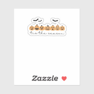 Het Is Het Seizoen Halloween Griezelig Seizoen Hal Sticker
