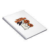 Het Is Het Seizoen Halloween Kostuum Heksenhoed Notitieboek (Rechterzijde)