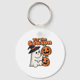 Het Is Het Seizoen Halloween Kostuum Heksenhoed Sleutelhanger