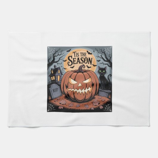 Het is het Seizoen Halloween Theedoek (Horizontaal)