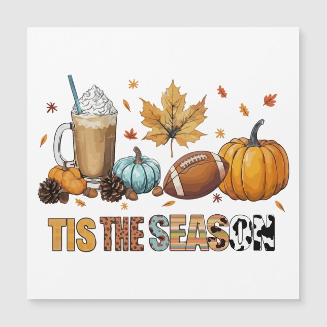 Het is het seizoen Herbstzeit met football en koff (Voorkant)