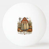 Het Is Het Seizoen Herfst Halloween Geesten Pingpongbal (Voorkant)