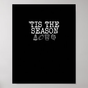 Het Is Het Seizoen Herfst Ontwerp Poster