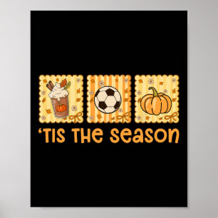 Het Is Het Seizoen Herfstseizoen Pompoen Kruiden H Poster