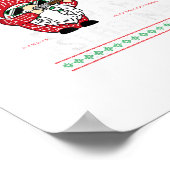 Het Is Het Seizoen Herten Kabouter Rendier Kerstmi Poster (Hoek)