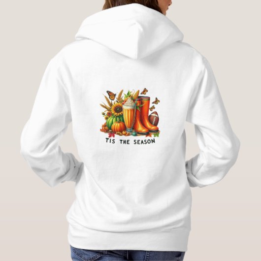 Het is het seizoen hoodie (Achterkant)