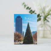 Het Is Het Seizoen In Dallas Bedankbericht Kaartje Briefkaart (Staand voorkant)
