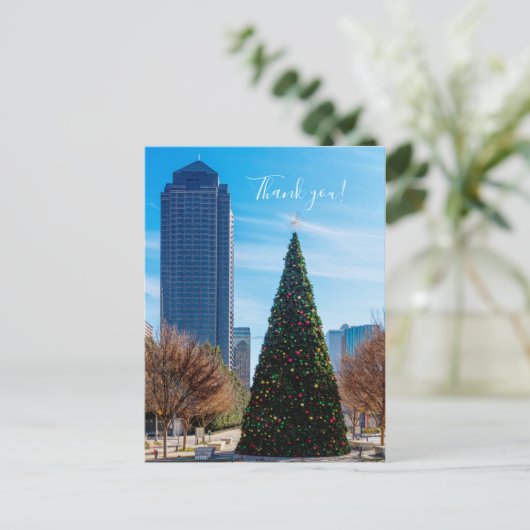 Het Is Het Seizoen In Dallas Bedankbericht Kaartje Briefkaart (Staand voorkant)
