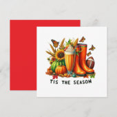 Het is het seizoen kaart (Voorkant / Achterkant)