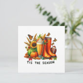 Het is het seizoen kaart (Staand voorkant)