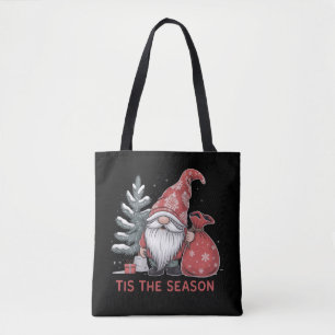 Het Is Het Seizoen Kabouter Kerst Vakantie Winter Tote Bag