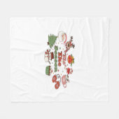 Het Is Het Seizoen Kerst Acryl Blok Fleece Deken (Voorkant (Horizontaal))