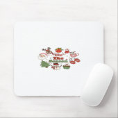 Het Is Het Seizoen Kerst Acryl Blok Muismat (Met muis)