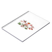 Het Is Het Seizoen Kerst Acryl Blok Notitieboek (Linkerzijde)