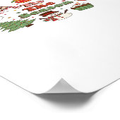 Het Is Het Seizoen Kerst Acryl Blok Poster (Hoek)