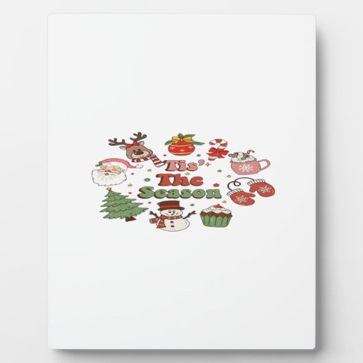Het Is Het Seizoen Kerst Acrylaat Blok Fotoplaat (Voorkant)