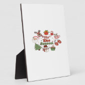 Het Is Het Seizoen Kerst Acrylaat Blok Fotoplaat (Zijkant)