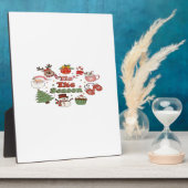 Het Is Het Seizoen Kerst Acrylaat Blok Fotoplaat (Zijkant)