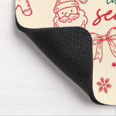 Het is het seizoen - Kerst Doodle Muismat (Hoek)