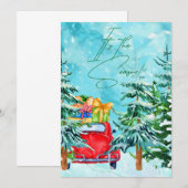 Het is het seizoen! kerst-Wenskaart (Voorkant / Achterkant)