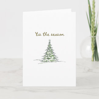Het Is Het Seizoen Kerstboom Debbie Groovy Kerstma Kaart