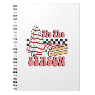 Het Is Het Seizoen Kerstboom Groovy Retro Debbie Notitieboek