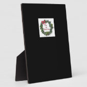 Het Is Het Seizoen Kerstkrans Fotoplaat (Zijkant)