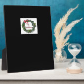 Het Is Het Seizoen Kerstkrans Fotoplaat (Zijkant)