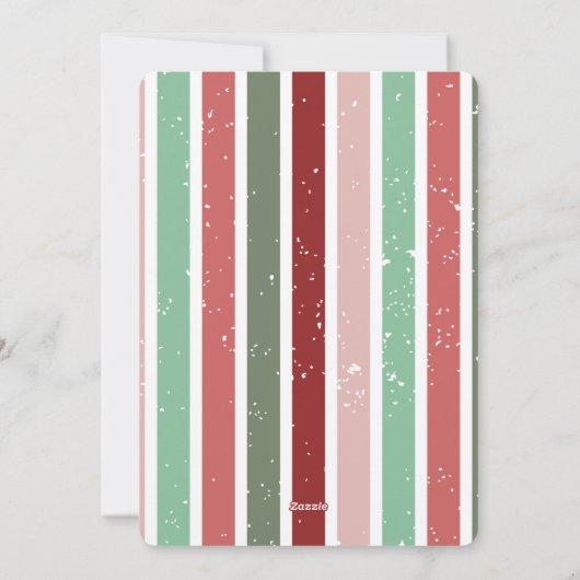 Het is het seizoen Kerstmis kerstkaart (Achterkant)