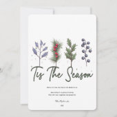 Het is het seizoen Kerstmis kerstkaart (Voorkant)