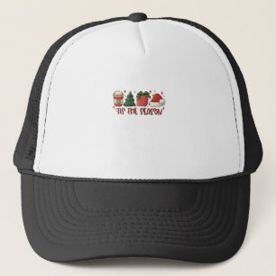 Het Is Het Seizoen Kerstmis Koffie Grappig Vakanti Trucker Pet