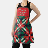 Het Is Het Seizoen Kerstmis Plaid Schort (Insitu)