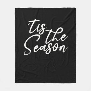 Het Is Het Seizoen Klassiek Design Fleece Deken