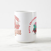 Het is het seizoen Merry Christmas Drink Coffee Mo Koffiemok (Center)