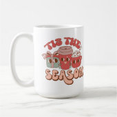 Het is het seizoen Merry Christmas Drink Coffee Mo Koffiemok (Links)