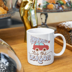 Het is het seizoen Merry Christmas Drink Coffee Mo Koffiemok