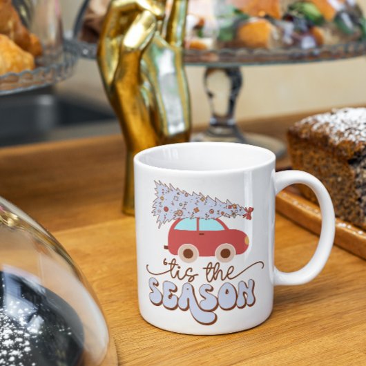 Het is het seizoen Merry Christmas Drink Coffee Mo Koffiemok