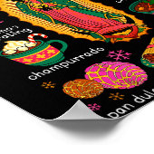 Het Is Het Seizoen Mexicaans Kerstmis Kerst Eten P Poster (Hoek)